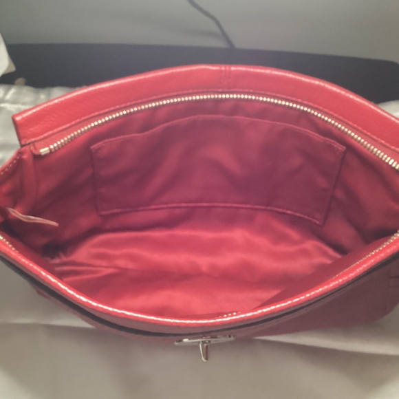 COACH PARK LEATHER CARRYALL (RED) (#F23268) - Picture 3 of 8